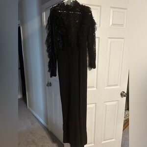 Feather Lace Jumpsuit